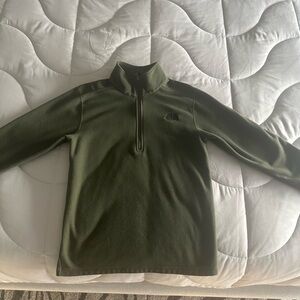Northface Zip Up Pine Green Size S